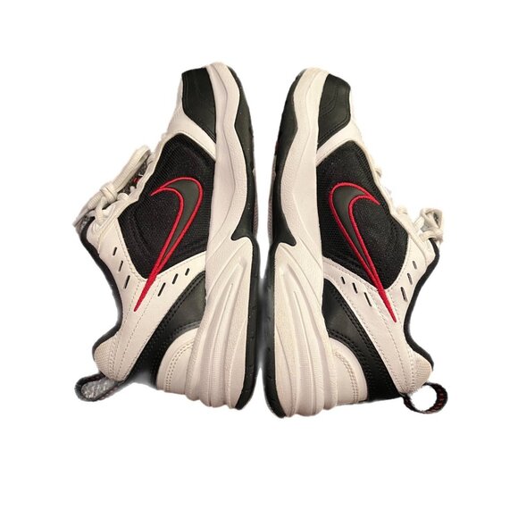 Nike Air Monarch IV White Red Black Shoes (416355-101) Men\'s Size 9 main image 2